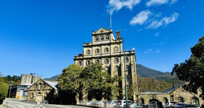 The front building of Cascade Brewery